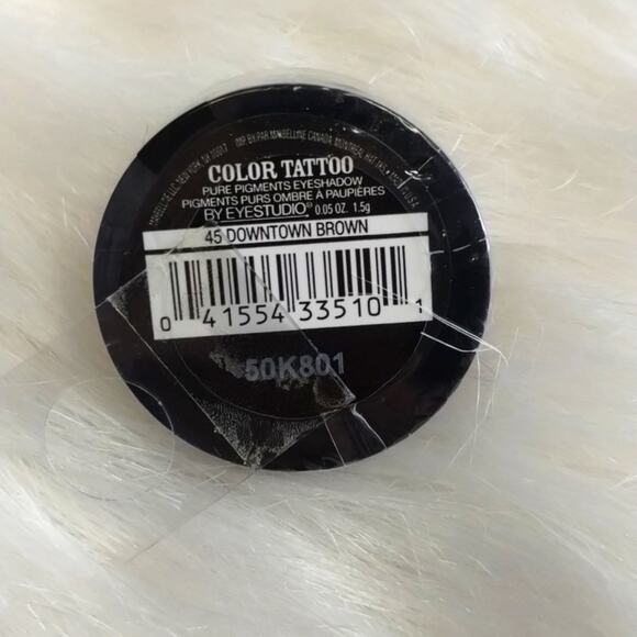 Maybelline Color Tattoo Pure Pigments 24hr Eyeshadow Brown #45 NWT - Picture 2 of 2